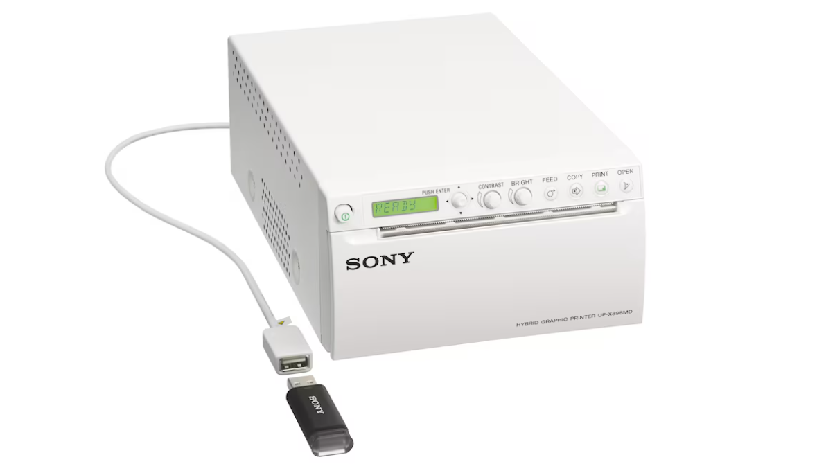 SONY UP-X898MD, interfaz S-Video/USB. Impresora gráfica de video en blanco y negro
