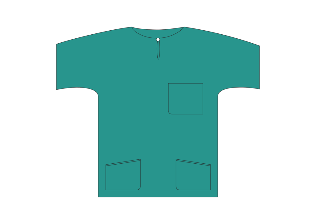 Molnlycke Healthcare Barrier Wearing Apparel - Scrub Shirts (Unisex)