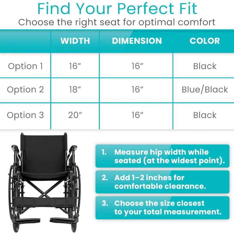 Vive Health/AccessGUDID-MOB1100BLU Core Wheelchair Blue (1 EA)