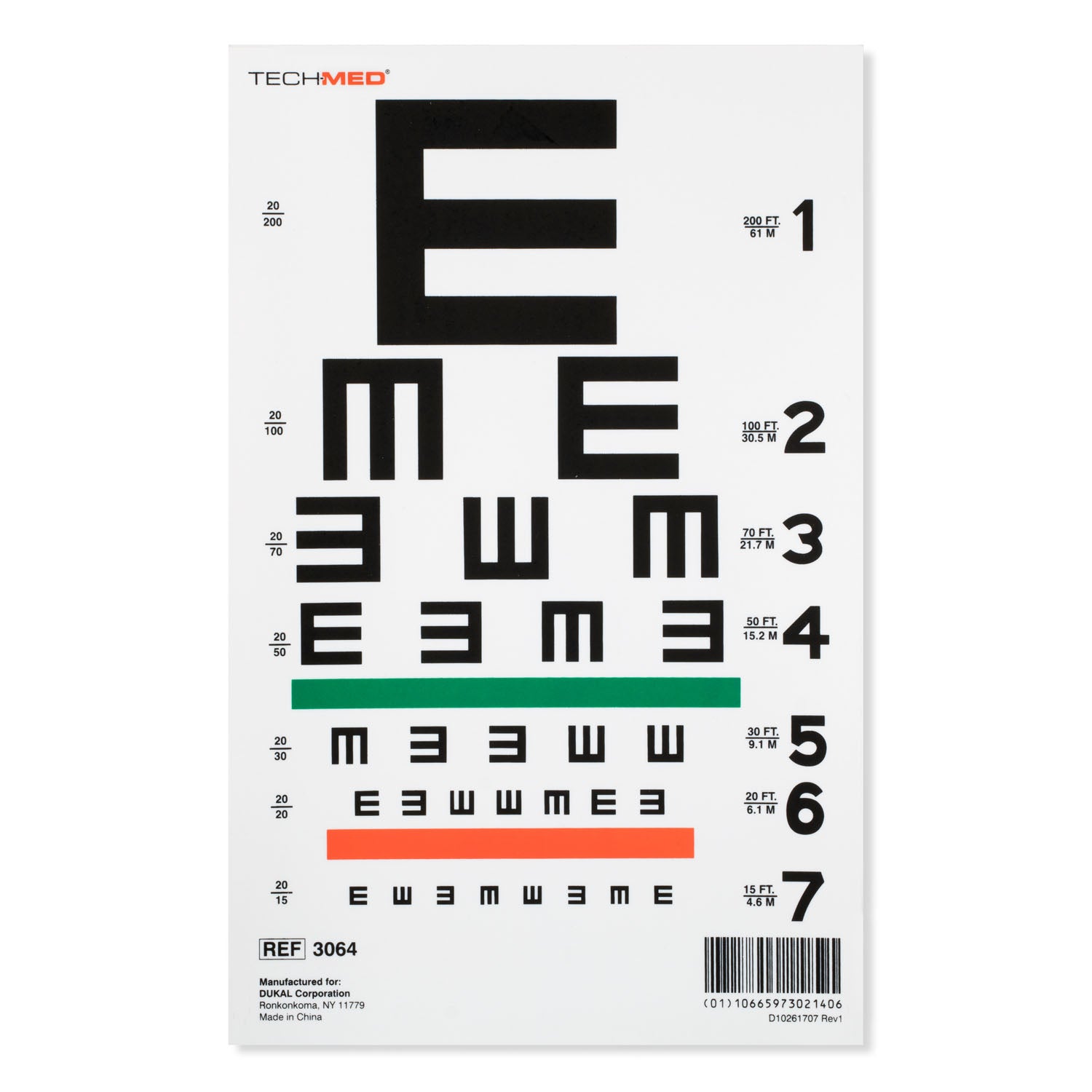 Dukal Corporation Eye Charts & Occluder