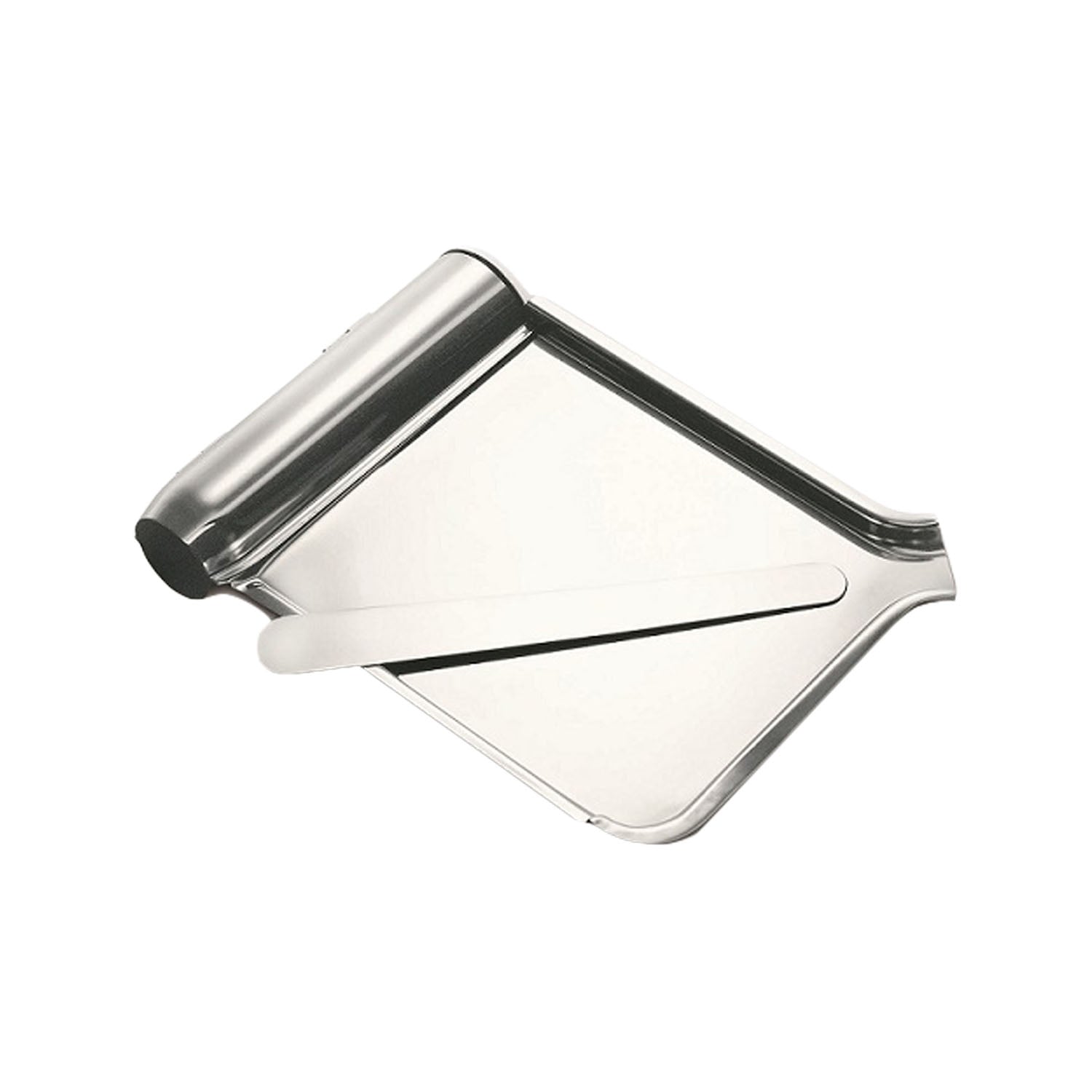 Dukal Corporation-4280 Pill Counting Tray & Spatula, 8.5" x 6" x 1.4", Stainless Steel (1 EA)