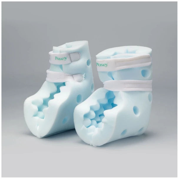 Posey/TIDI Products-6127 Heel Guards, 12"L x 7 1/2"H, Convoluted Foam with Straps (1 Pair)