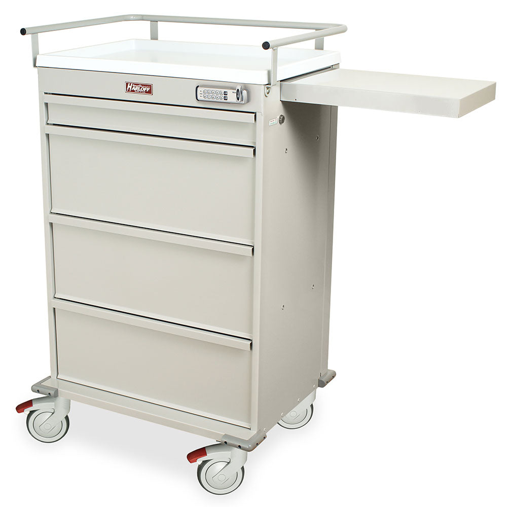 Harloff-VLT150EMOT Value Medication Cart, Electronic Lock, 150-Card Capacity (1 EA)