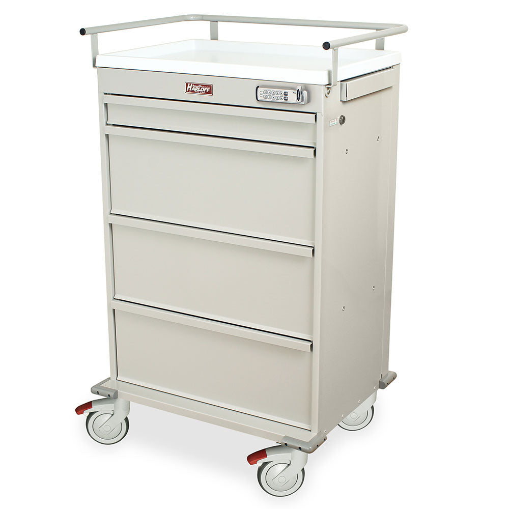 Harloff-VLT150EMOT Value Medication Cart, Electronic Lock, 150-Card Capacity (1 EA)