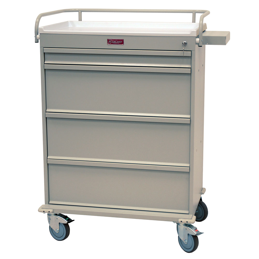 Harloff-VLT480PC Value Line 480 Punch Card Medication Cart with Key Lock, Locking Narcotics Box