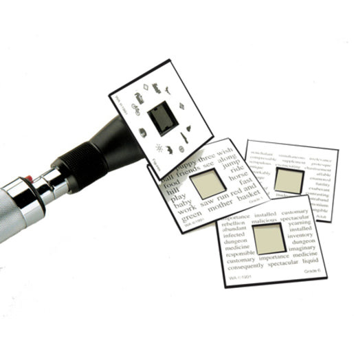 Welch Allyn/Hillrom-18250 Fixation Card Set (Set of 4)