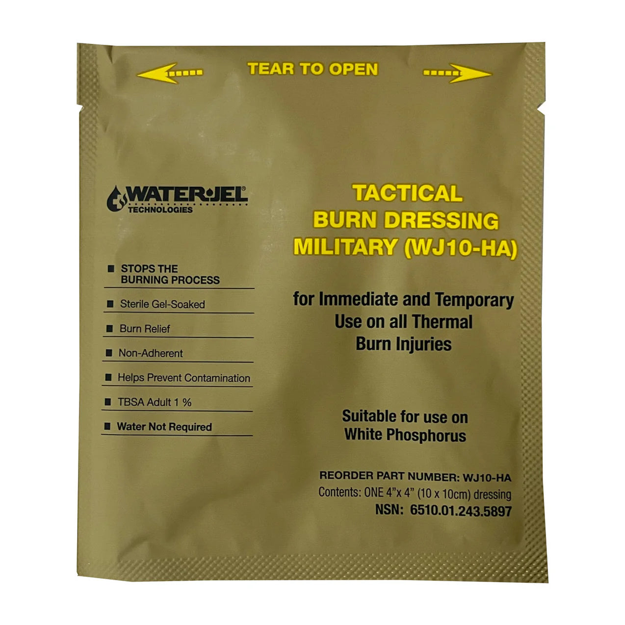 Safeguard Medical Military Burn Dressing, HA