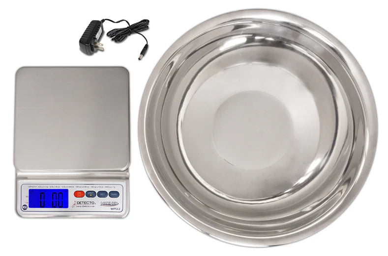 Detecto-WPS12UT Digital Scale with Utility Bowl 1/EA