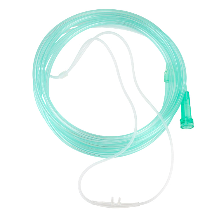 Dynarex Nasal Oxygen Cannula Super Soft Touch Cushion Nasal Tip, 7' (2.1) Standard Connector