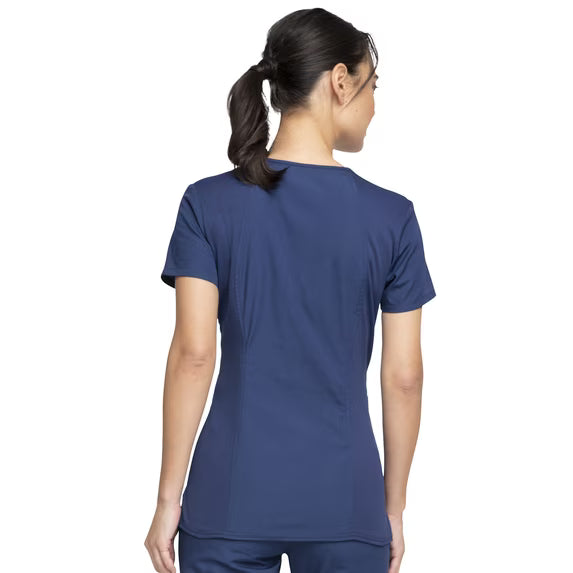 Cherokee Medical WW Originals Women's Knit V-Neck Solid Scrub Top