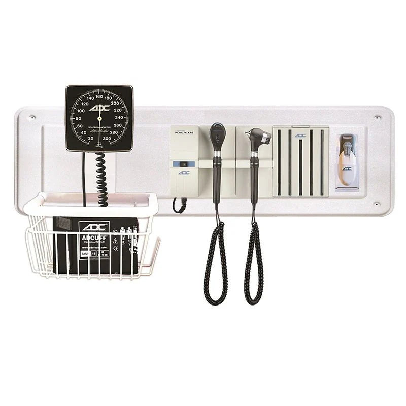 ADC Adstation 5610 3.5V Wall Otoscope/Ophthalmoscope Diagnostic Set with Wallboard