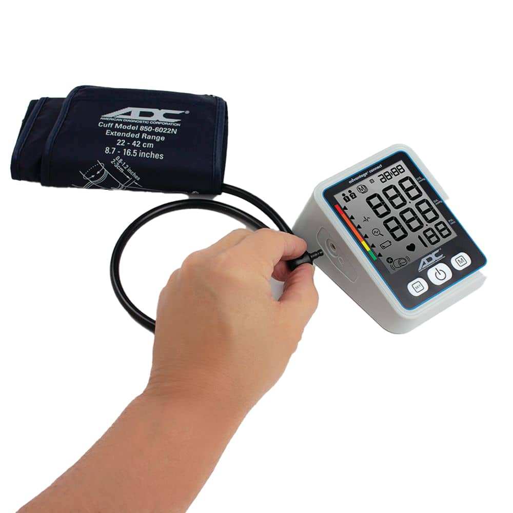 ADC-6024N-Advantage Connect Digital BP Soft Wide Range Adult, Navy,LF 1/Ea
