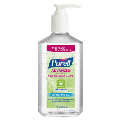 Gojo-3691-12 Hand Sanitizer, 12 fl oz Pump Bottle (12/cs)