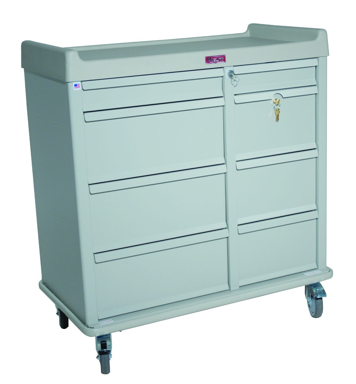 Harloff All Aluminum Punch Card Cart