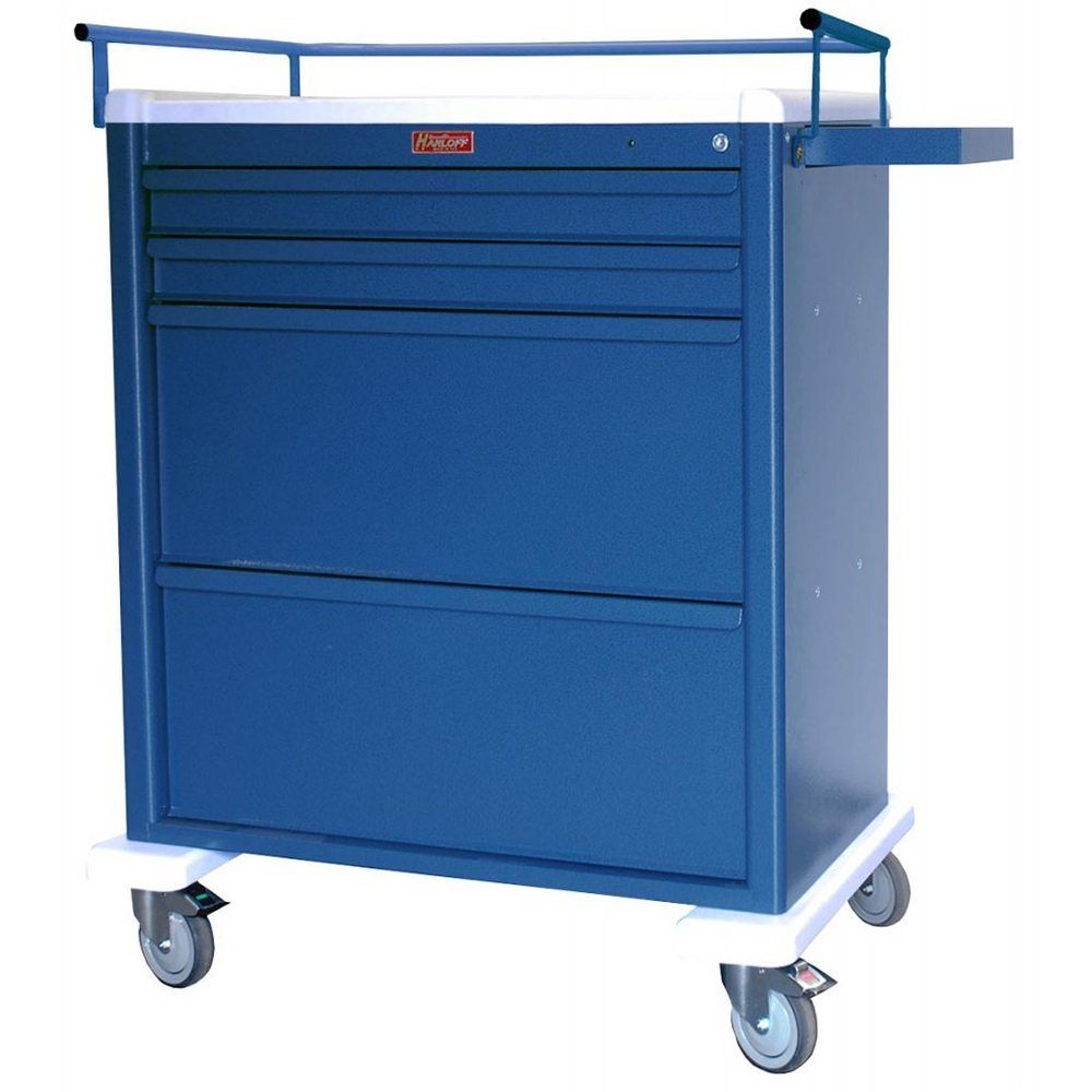 Harloff Aluminum Universal Line Medication Cart