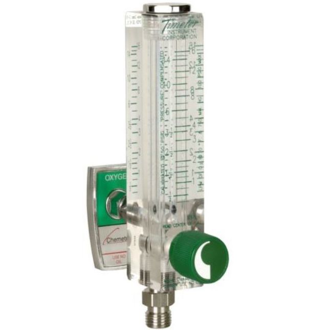 Timeter O2 Flow Meter 16lpm Allied-TB10 Timeter Classic Oxygen 16 LPM Flowmeter (1 EA)