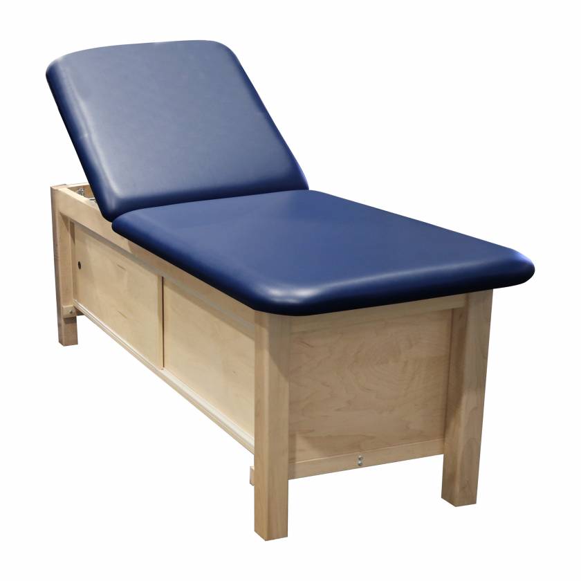 PHS Medical Premier Wood Treatment Table with Enclosed Cabinet