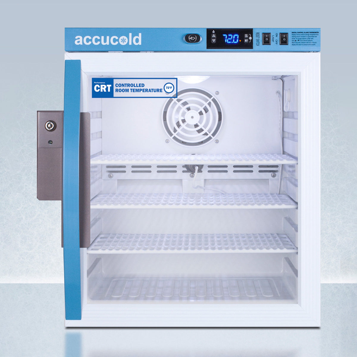 Harloff-41062AC Accucold Refrigerator, 1 Cu. Ft. (1 EA)