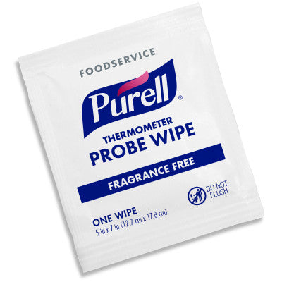 Gojo-9211-1M PURELL® Thermometer Probe Wipes, Individually Wrapped, 1000ct (1/pk, 1000pk/cs)