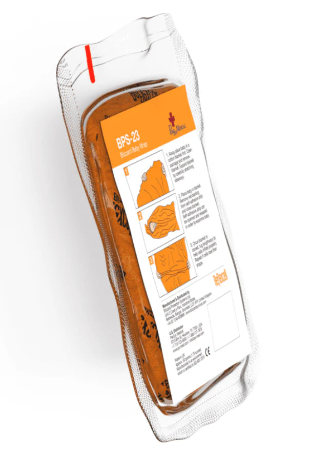 Safeguard Medical-BPS-23-O Blizzard Baby Wrap (25/box)