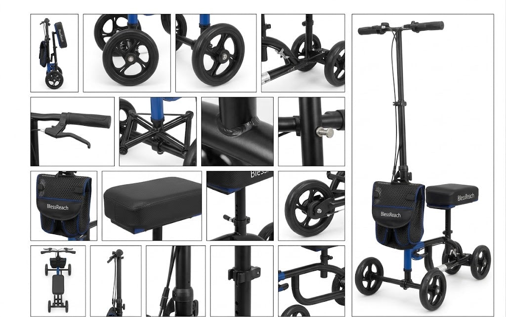 A2Z Mobility-T550BLK knee scooter - Black (1 EA)