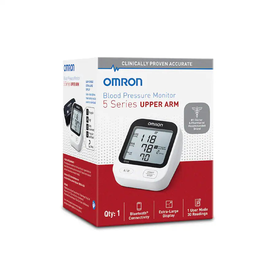 Omron Healthcare-BP7255 5 Series® Upper Arm Blood Pressure Monitor, 10/cs