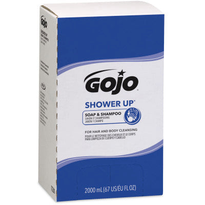 Gojo-7230-04 Shower Up® Soap & Shampoo, 2000mL, Pink (4/cs)