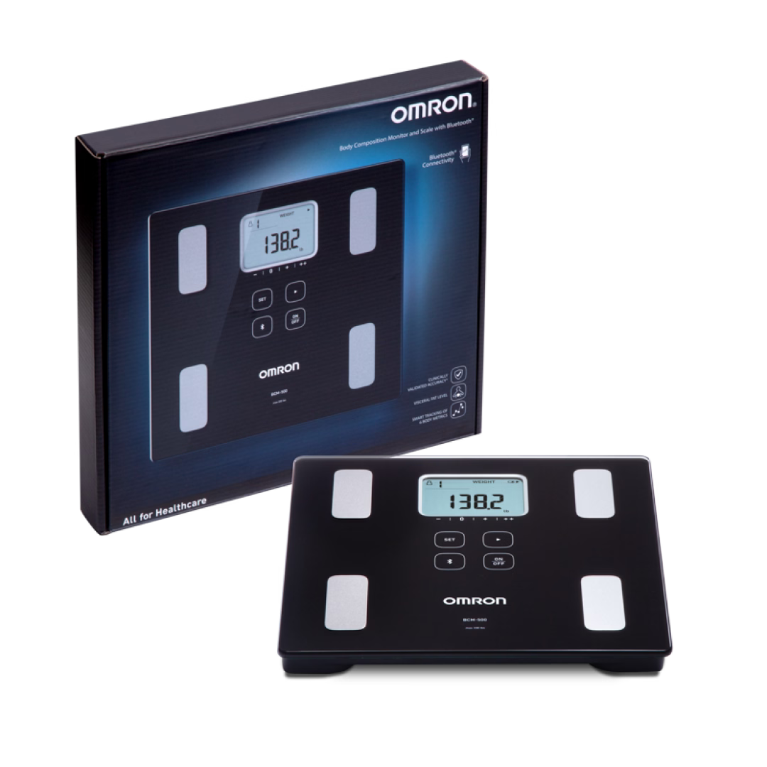 Omron Healthcare-BCM-500 Body Composition Monitor and Scale with Bluetooth® Connectivity, each