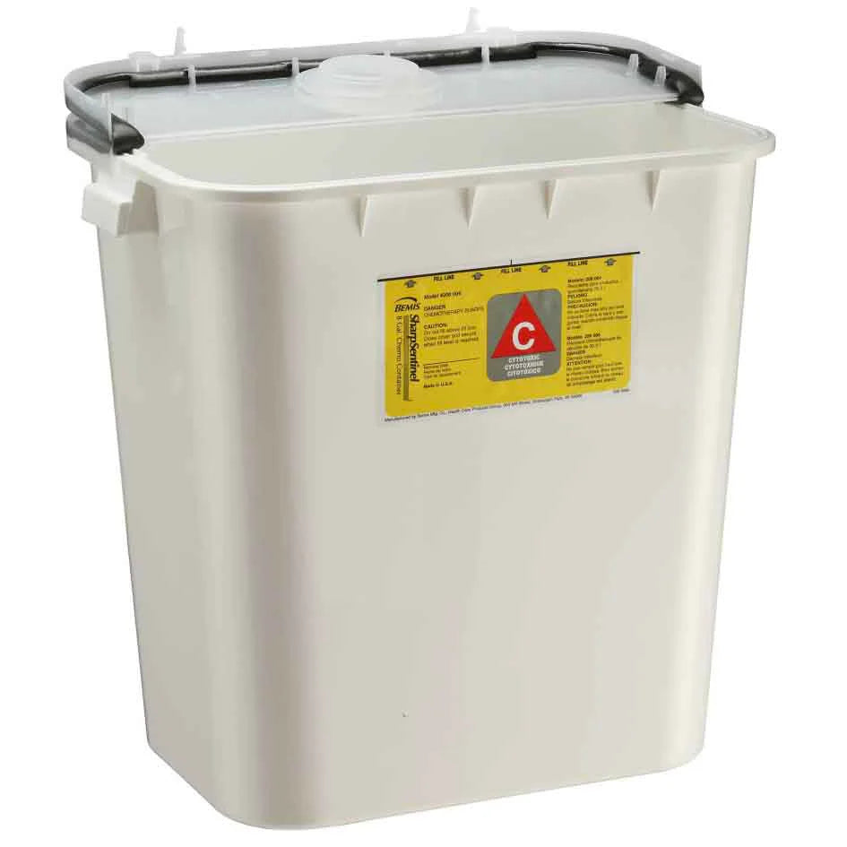 Bemis 8-Gallon Chemotherapy Container (10/Case)