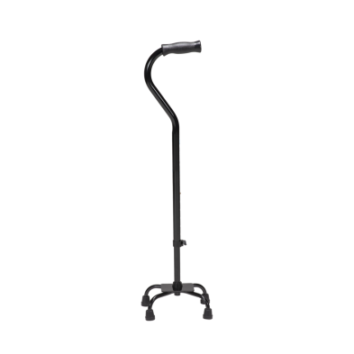 10136-4 Dynarex Quad Cane - Small Base, Adult, 1pc/bag,4bags/cs