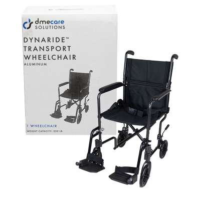DynaRide Transport Wheelchair Aluminum
