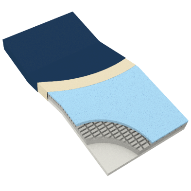 Dynarex-10425-DynaRest Premium Visco-Gel Infused Foam Mattress