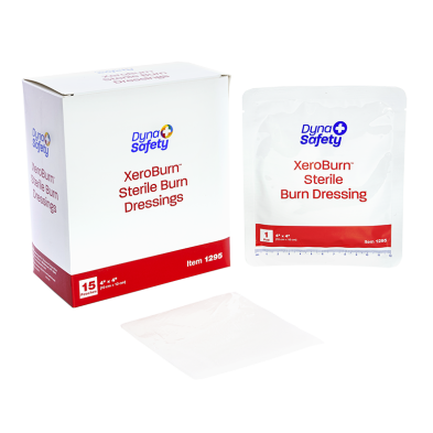 Dynarex-1295 XeroBurn Sterile Burn Dressing 4" x 4" (15/Bx, 4 Bx/Cs)