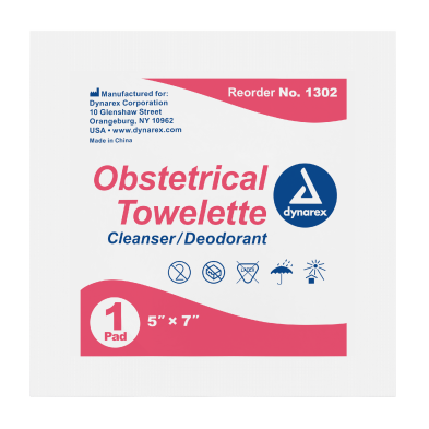 Dynarex-1302 Dynarex Obstetrical Towelettes