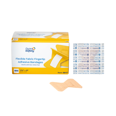 Dynarex Adhesive Fabric Bandages - Sterile