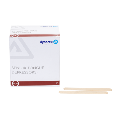 Dynarex Tongue Depressors Wood - Non-Sterile & Sterile