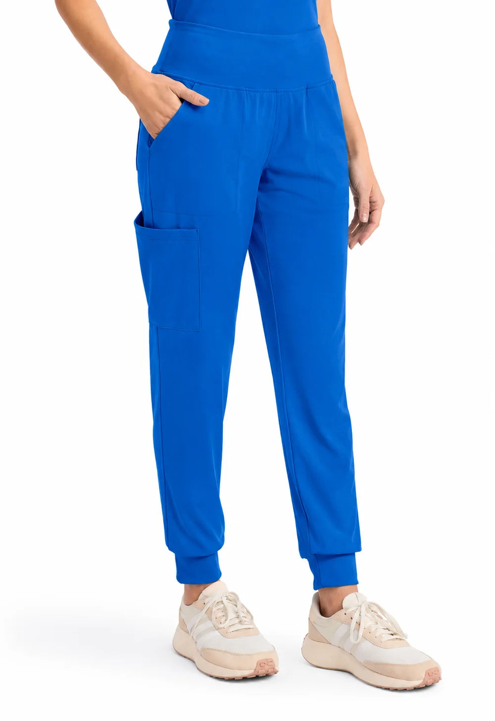 Cherokee Medical Achieve Women's 5-Pocket Pull-On Jogger Scrub Pant - Petite