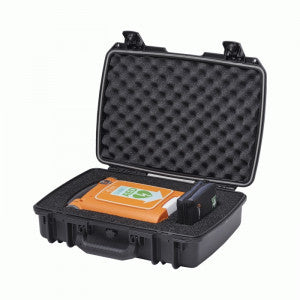 ZOLL-XCAAED003A Powerheart G5 Hard-sided Case. Features water resistant outer cover designed to secures the Powerheart G5 in rugged enviornments. Includes room for storage of one battery, extra pads, and ready kit."