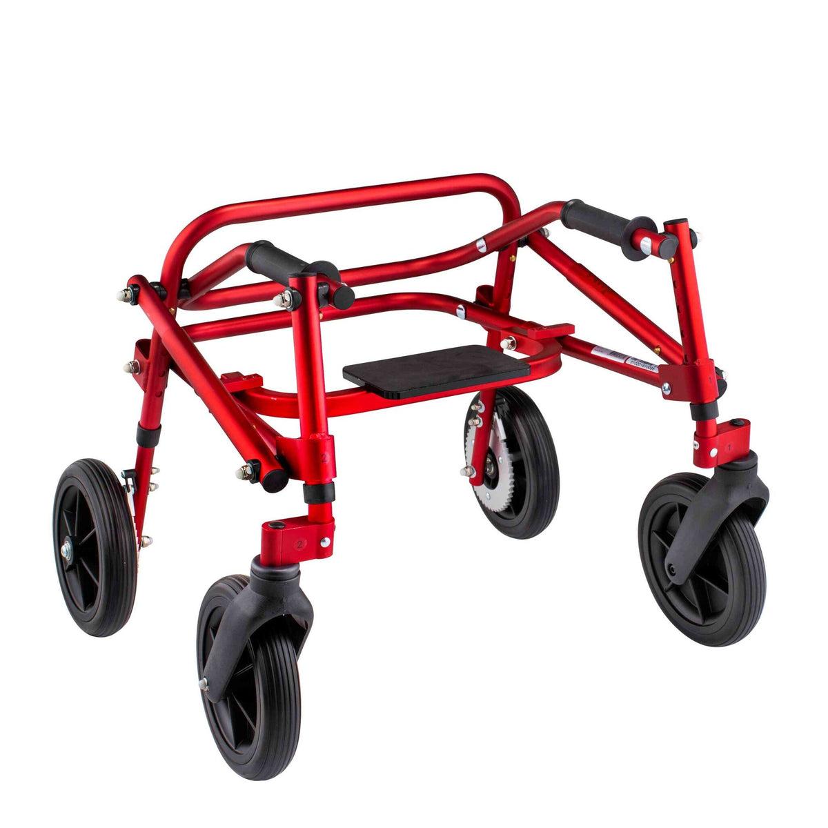 Circle Specialty Klip 4-Wheel Posterior Gait Trainer with Flip Up Seat & 8-outdoor wheel