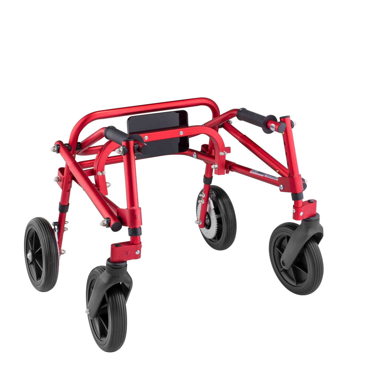 Circle Specialty Klip 4-Wheel Posterior Gait Trainer with Flip Up Seat & 8-outdoor wheel