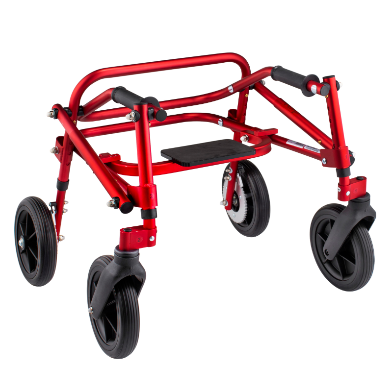 Circle Specialty Klip 4-Wheel With Flip-Up Seat posterior Pediatric Walker