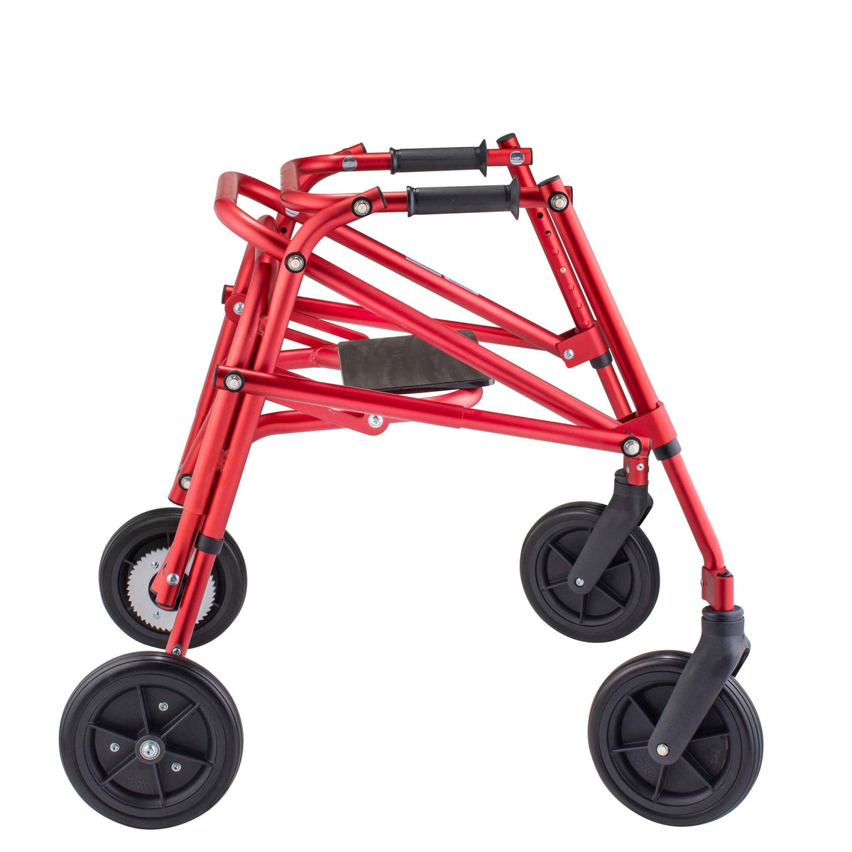 Circle Specialty Klip 4-Wheel Posterior Gait Trainer with Flip Up Seat & 8-outdoor wheel