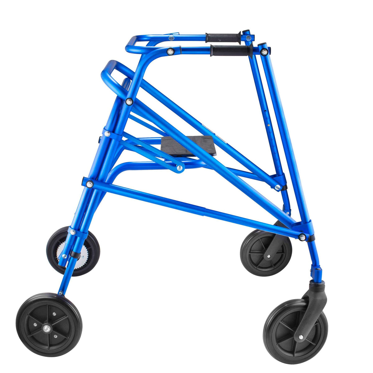 Circle Specialty Klip 4-Wheel Posterior Gait Trainer with Flip Up Seat & 8-outdoor wheel