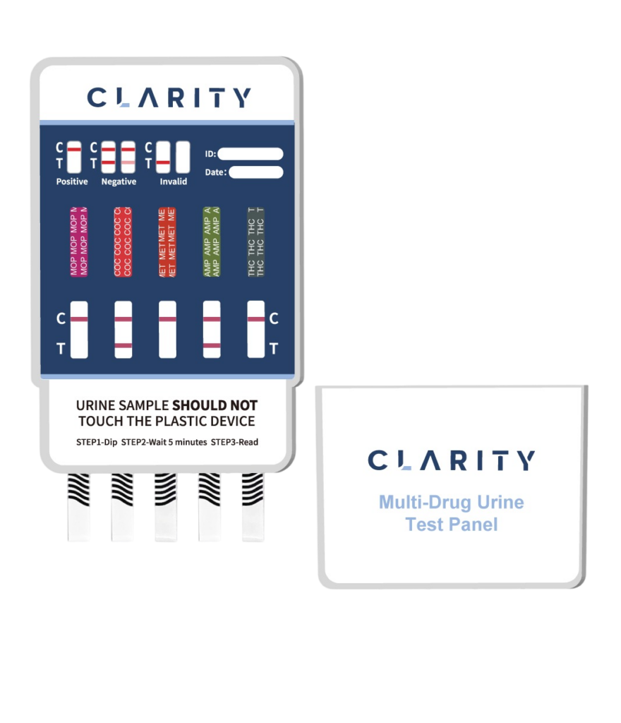 Clarity-CD-FTN-114 Fentanyl Urine Dip Test, 20 ng/mL Sensitivity, 5-Minute Results (25 tests/bx)