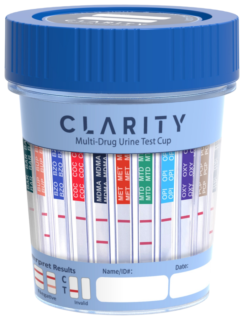 Clarity-CD-CDOA-1144 14-Panel Drug Test Cup, CLIA Waived (25/bx)