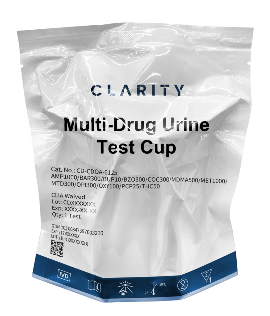 Clarity-CD-CDOA-1144 14-Panel Drug Test Cup, CLIA Waived (25/bx)