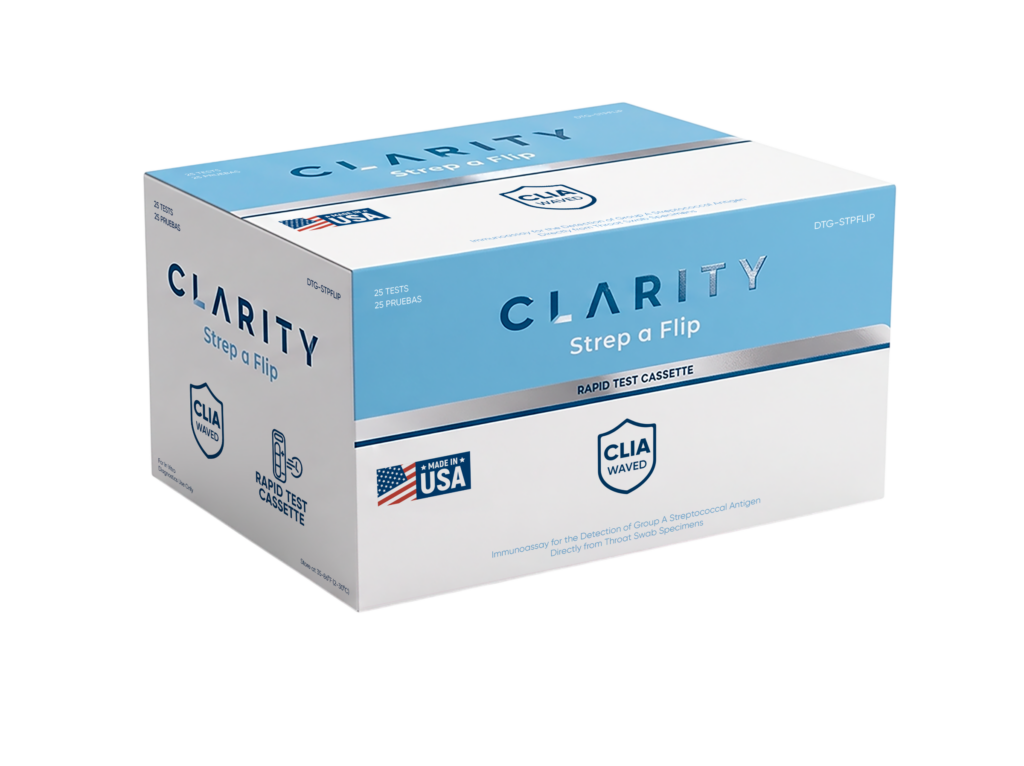 Clarity-DTG-STPFLIP Strep A Flip Cassette, CLIA Waived (25/bx)