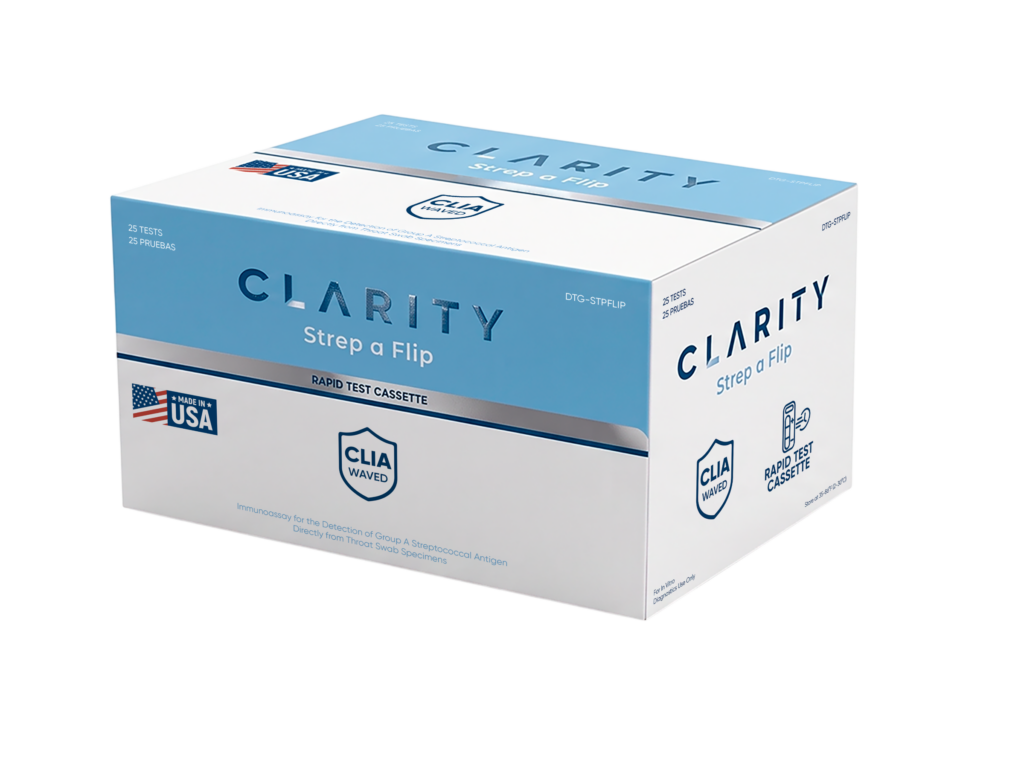 Clarity-DTG-STPFLIP Strep A Flip Cassette, CLIA Waived (25/bx)