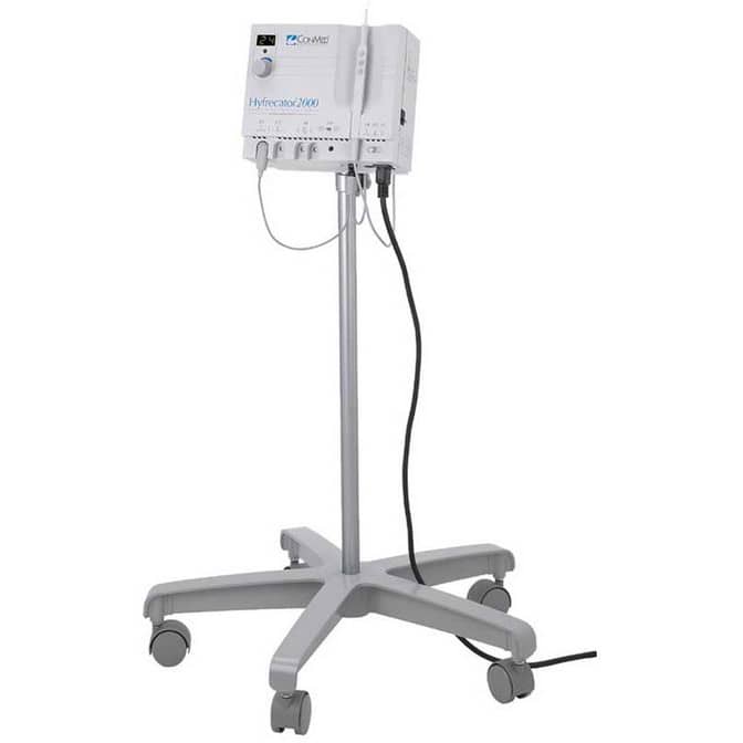 Conmed Corporation-7-900-1 Telescopic Mobile Stand, 5-Leg, Chrome, with Mounting Brackets (1 EA)