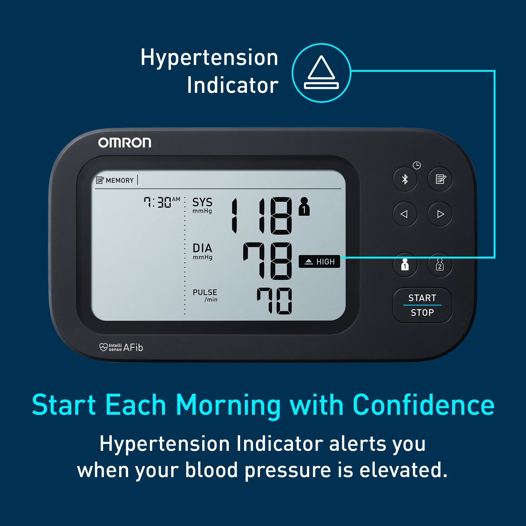 Omron Healthcare-BP7360 7 Series® Upper Arm Blood Pressure Monitor, 10/cs